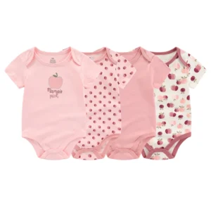 4-piece Summer 100% Cotton jumpsuit set